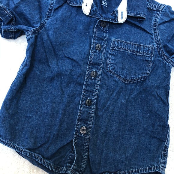 Gap boys denim shirt button down size 4 yrs - Picture 2 of 5
